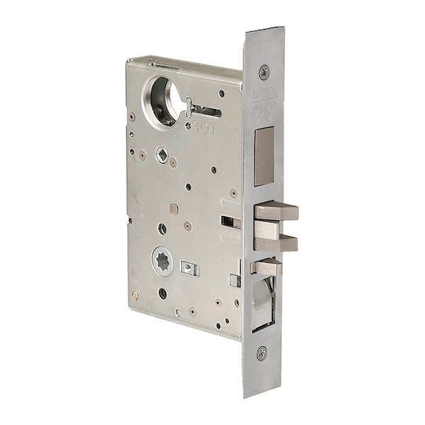Apartment or Dormitory Mortise Lockbody Only, Satin Nickel